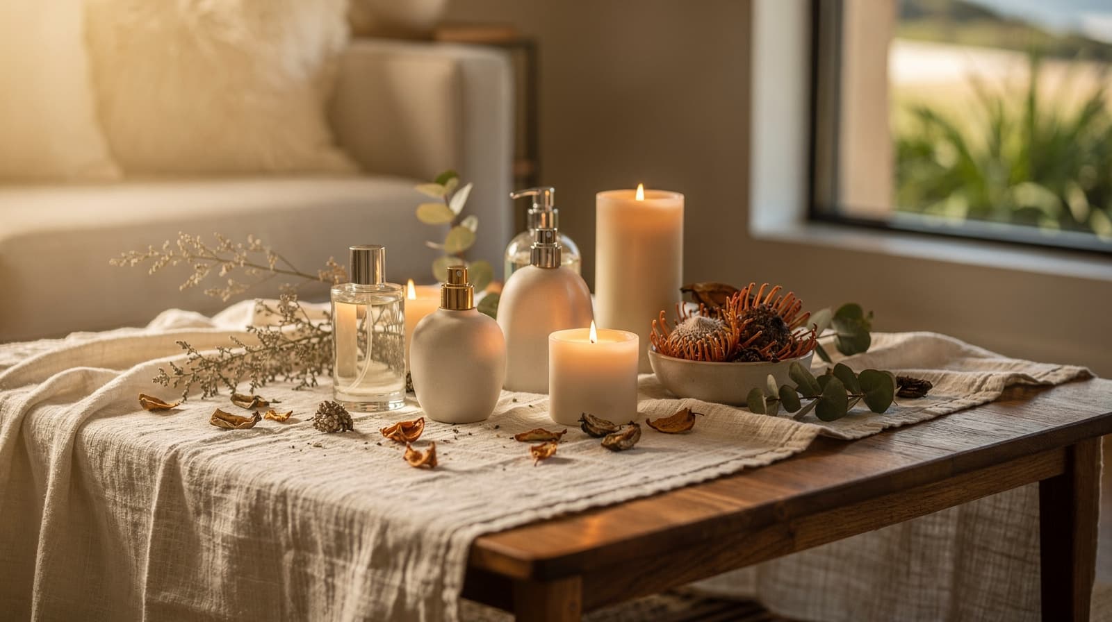 Designing a Living Room with Fragrance: How Scent Anchors Interior Stillness