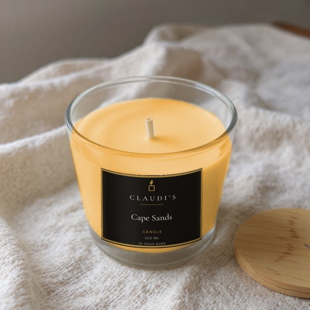 Cape Sands — Bamboo Jar, 320ml · Cotton wick — candle by Claudi's